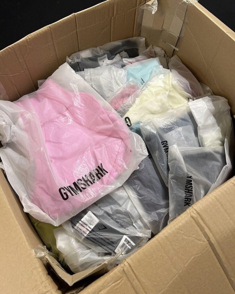 Gymshark Clothing Pallets