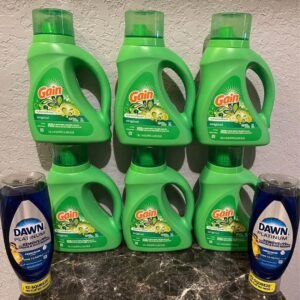 Liquid mixed cleaning detergents all new 300 bottles in a pallet $400 send a message to place your order. Always a successful delivery Yes we ship pallets worldwide (10)